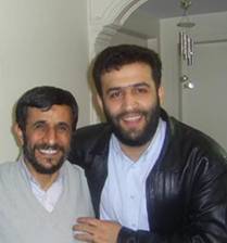 احمدی نژاد و باجناقش احد قدمی از مداحان معروف