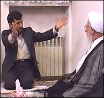 محمود احمدی نژاد و آيت الله جوادی آملی